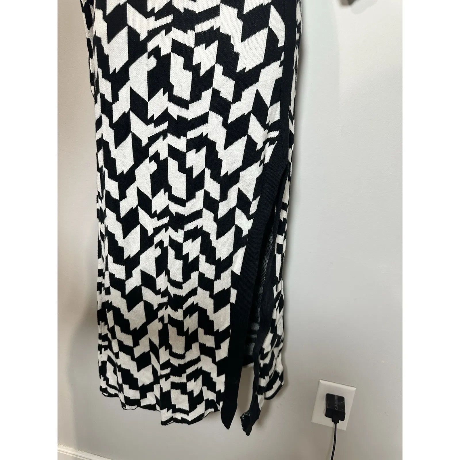 Kahlana Barfield Brown X Target Geometric Knit Wrap Top Maxi Skirt Set XXS/S - Image 4