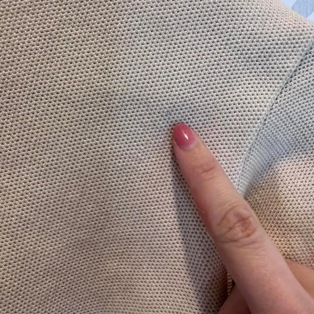 Moses Gauntlett Cheng New York Crop Cream I'm So Tired Embroidered Sweater Small - Image 7