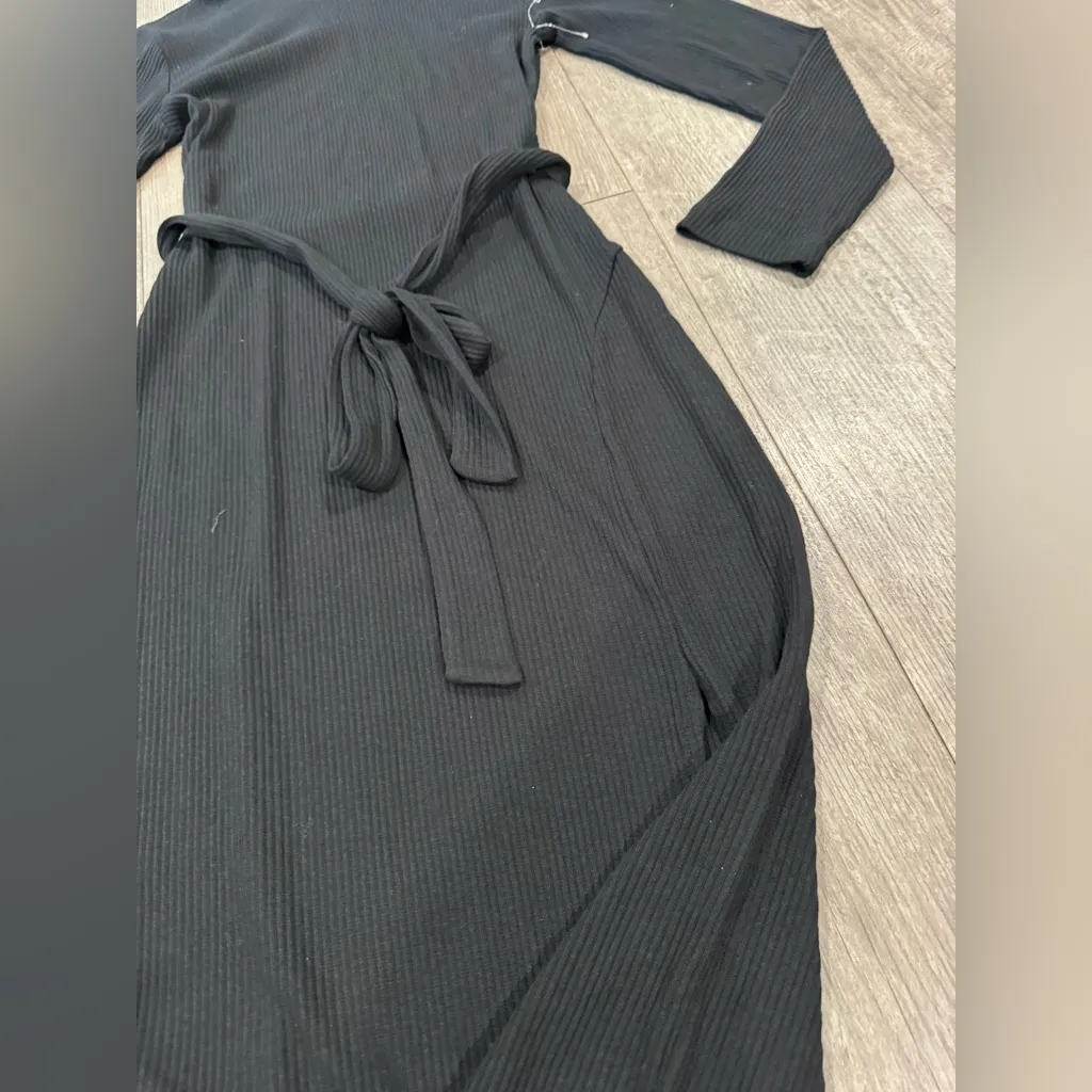 Socialite Black Long Sleeve Maxi Dress - Image 8