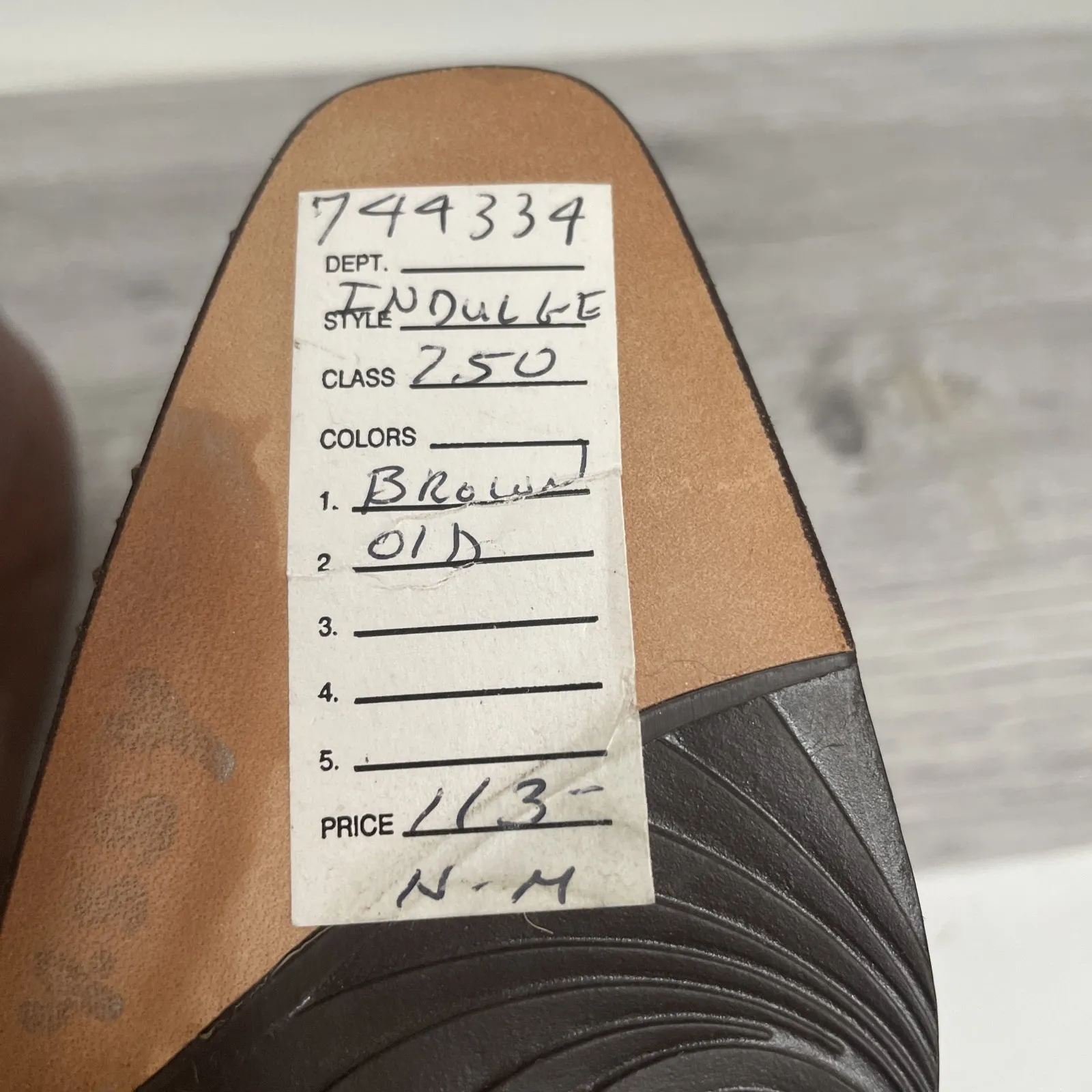 Timothy Hitsman Indulge made in Spain Leather 5 1/2 M Women's‎ NEW Brown Size 5.5 - Image 8