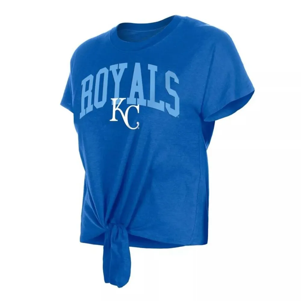 MLB Kansas City Royals Women's Front Knot T - Image 4
