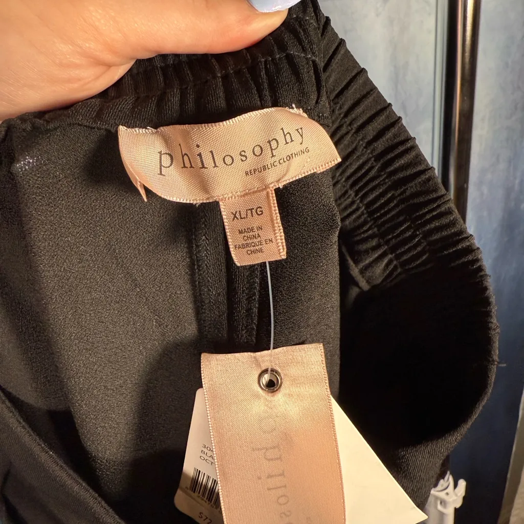 Philosophy Women's Black Pants - Image 4