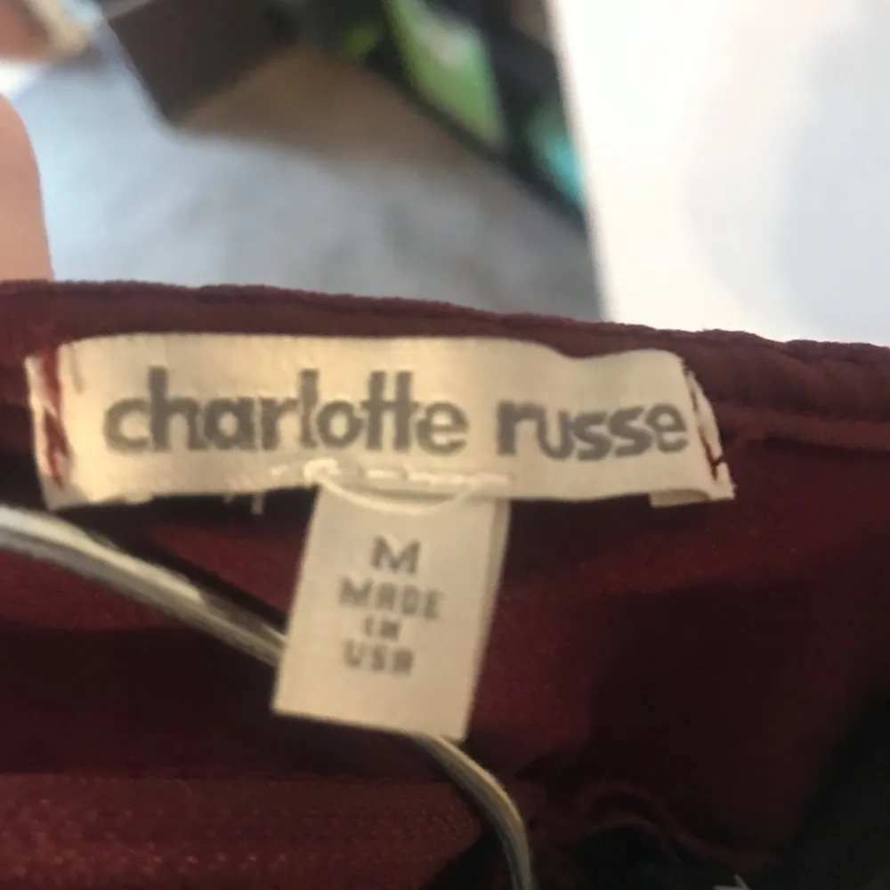 Maroon Choker Mini Dress - Image 2