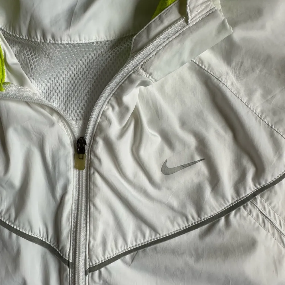 Nike Jacket Womens Medium Full Zip White Long Sleeve Outdoor Lightweight - Image 7