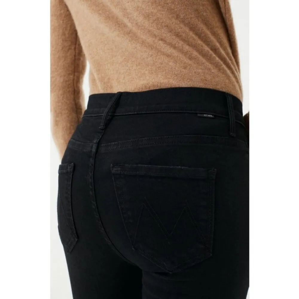 💕MOTHER💕 The Weekender Jeans ~ Not Guilty Black 33 Flare Leg - Image 10