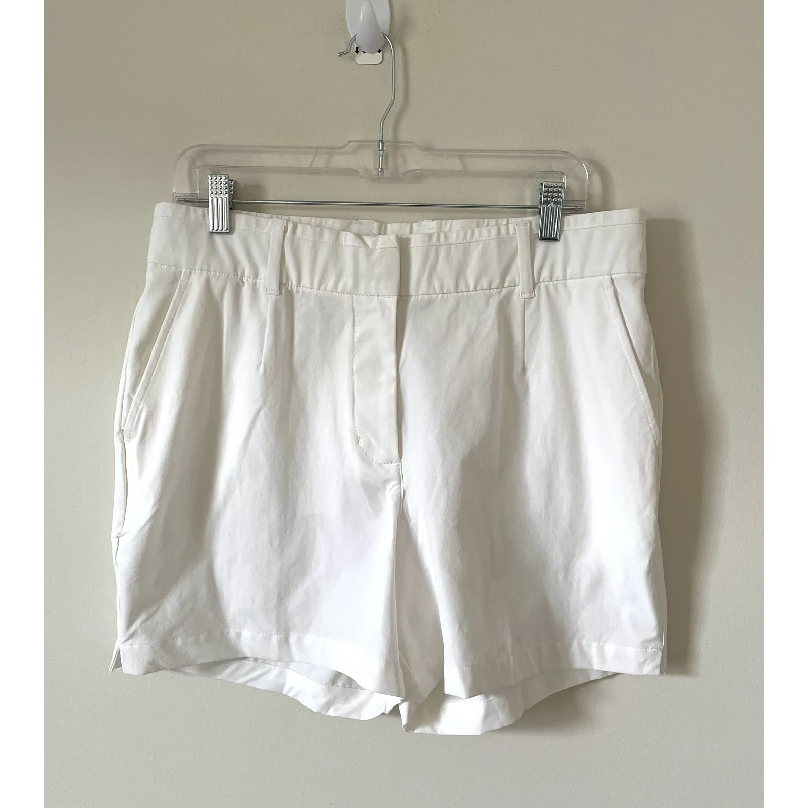 Nike Performance Elastic Waist 5" Golf Shorts White Size Small NEW - Image 3