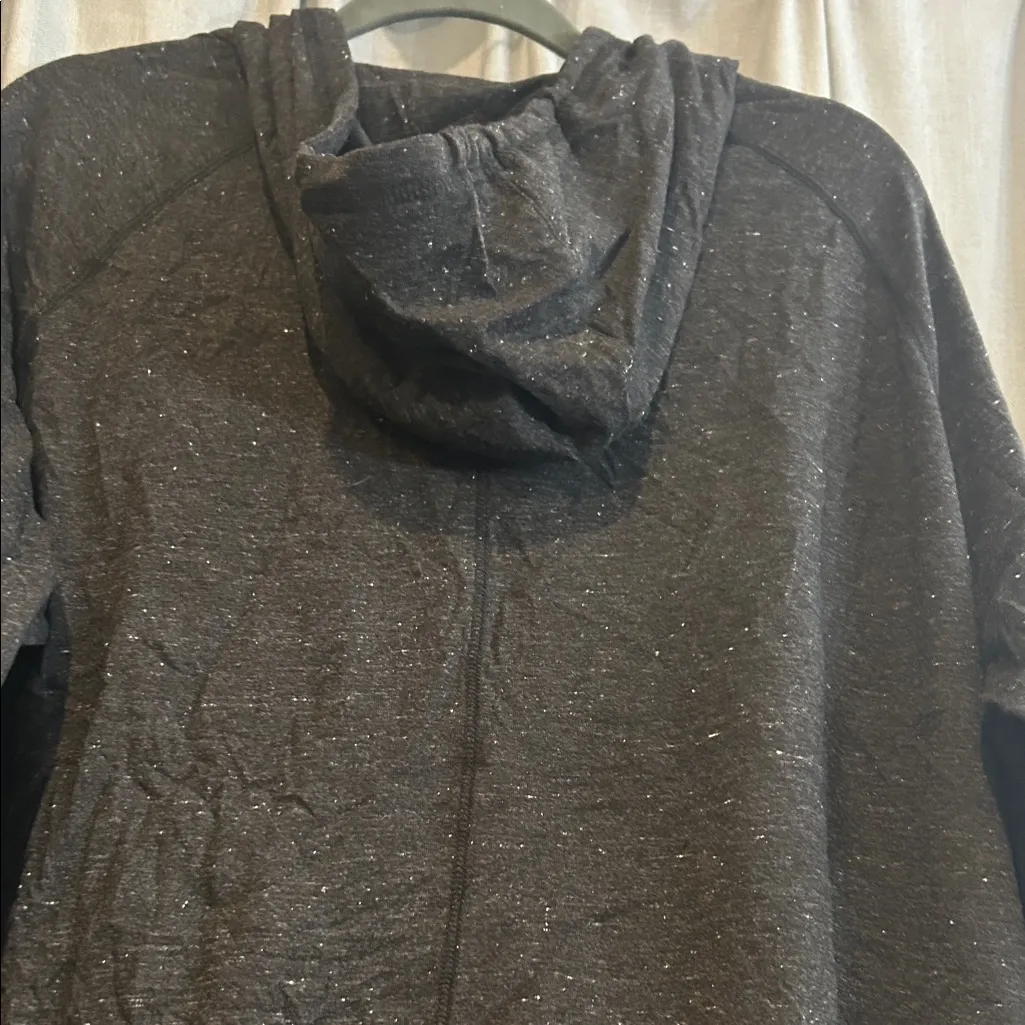 Daisy Fuentes Charcoal speckled Hooded Utility Jacket - Image 6