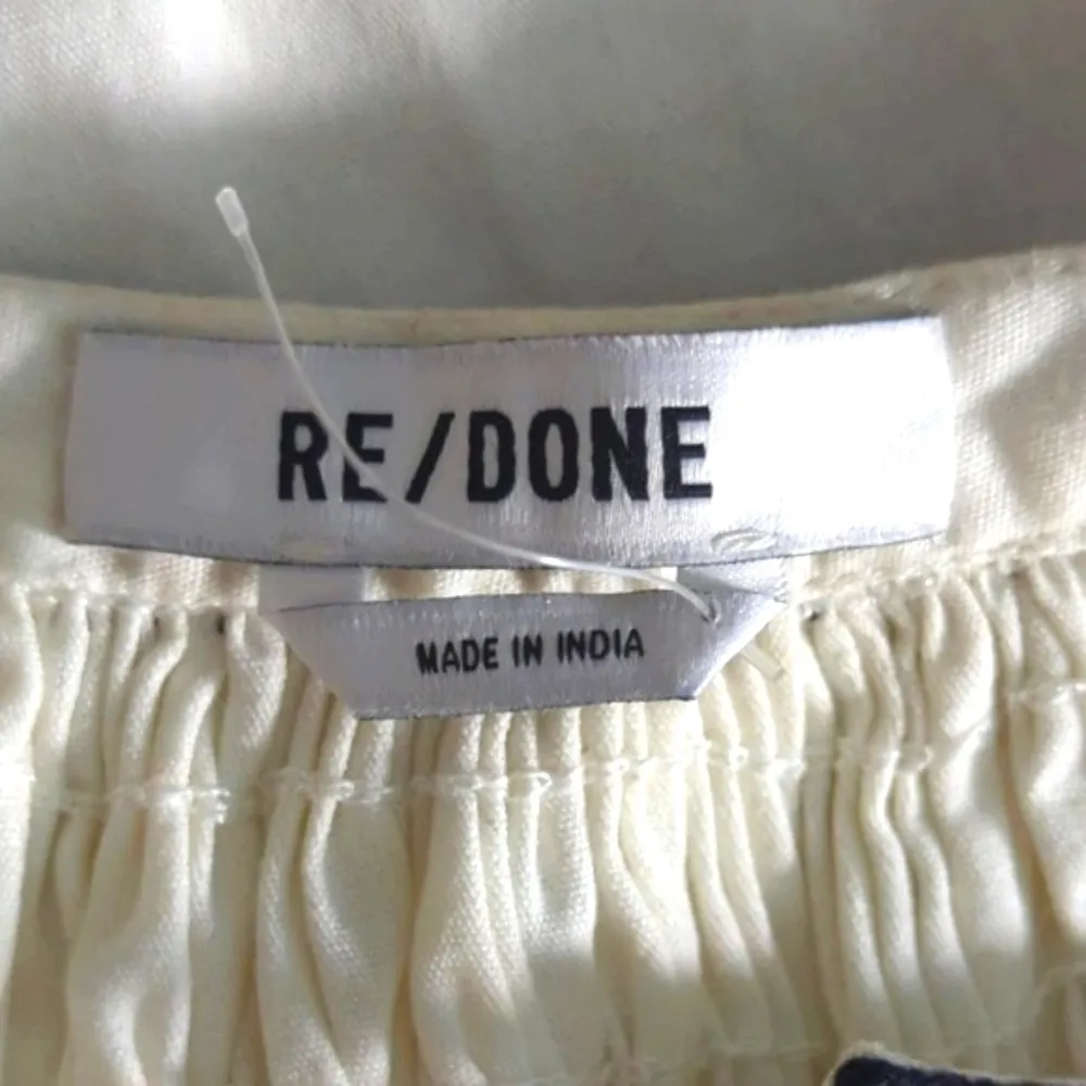 RE/DONE LEVIS Victorian Cut Off Blouse‎ - Image 10