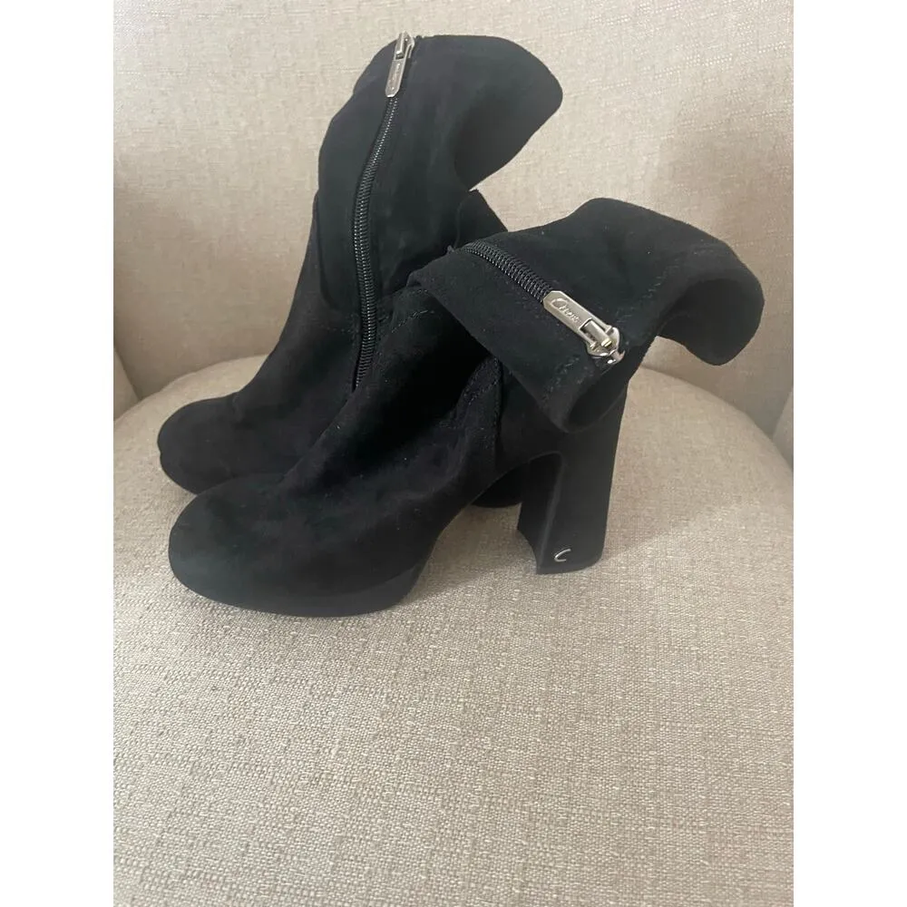 Circus by Sam Edelman "Francis" Black High Heel Ankle Boots, S83 - Image 6
