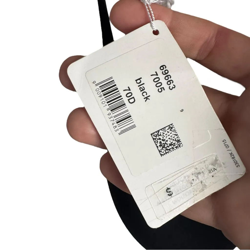 Wolford‎ Tulle Push Up Bra 69663 32D Black Size undefined - Image 8