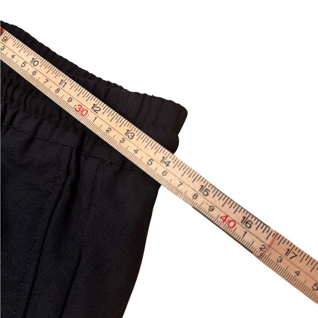 Sandro Paris Elastic Waist Straight-Leg Pants Dark Navy FR 40 30” Inseam in EUC - Image 8