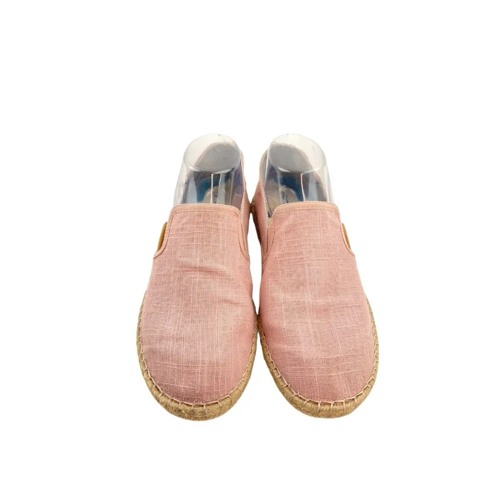 *Olukai Pink Kaula Pa'a Kapa Espadrilles Shoes Womens Size 8 Fold Heel Slip On - Image 3