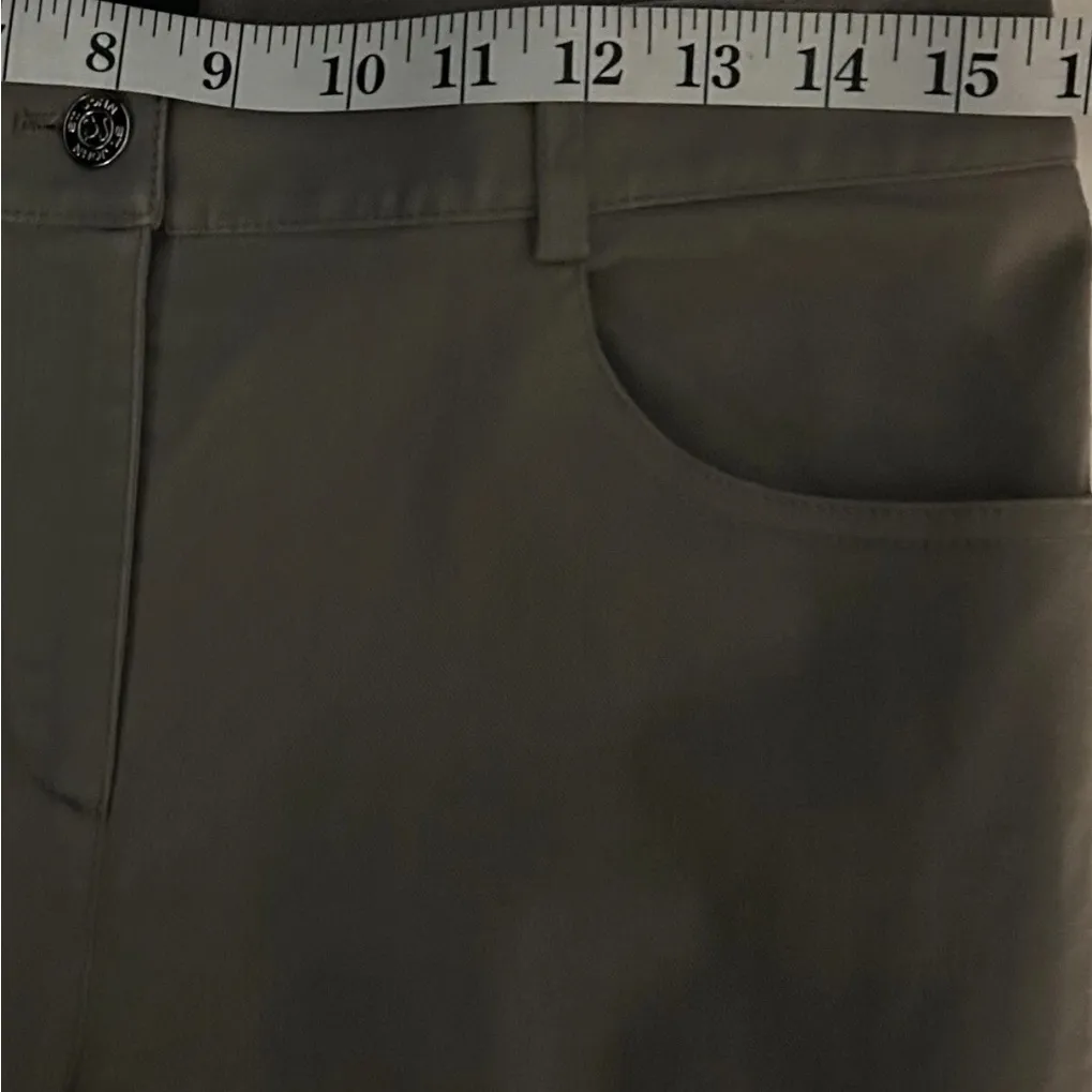 St. John Gray High Rise Skinny Jeans Size 6 Excellent Condition - Image 8