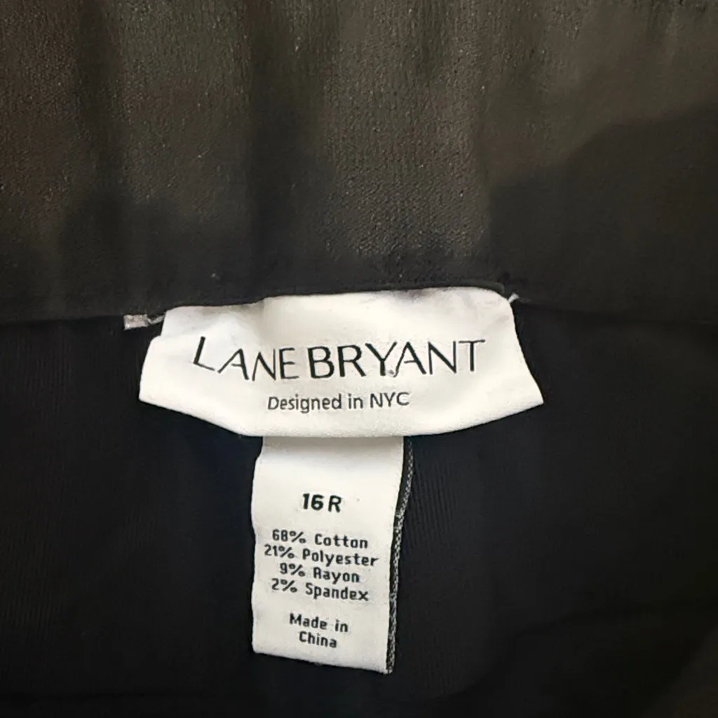 Lane Bryant Black Hugh Rise Flare Jeans 18 R. Stretch Casual Jeans - Image 4