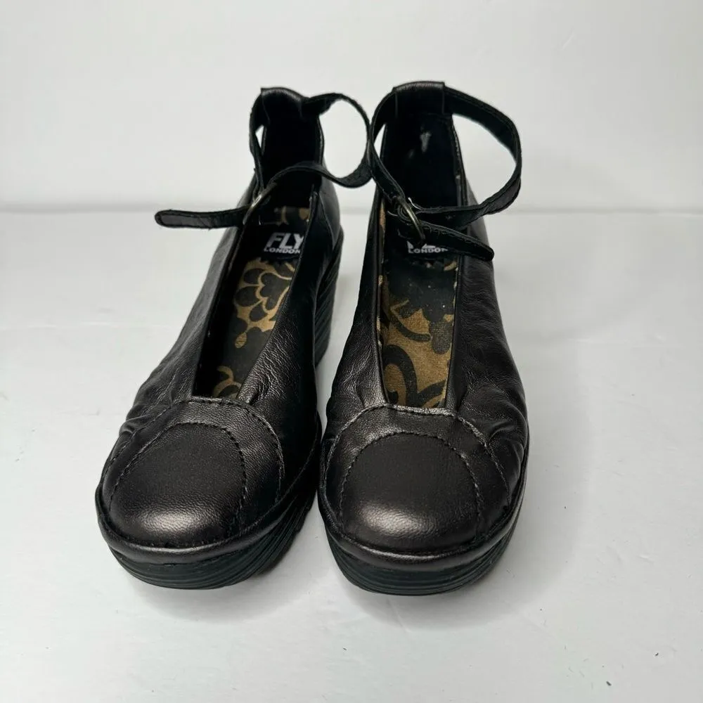 Fly London ankle strap wedge size 36 - Image 3
