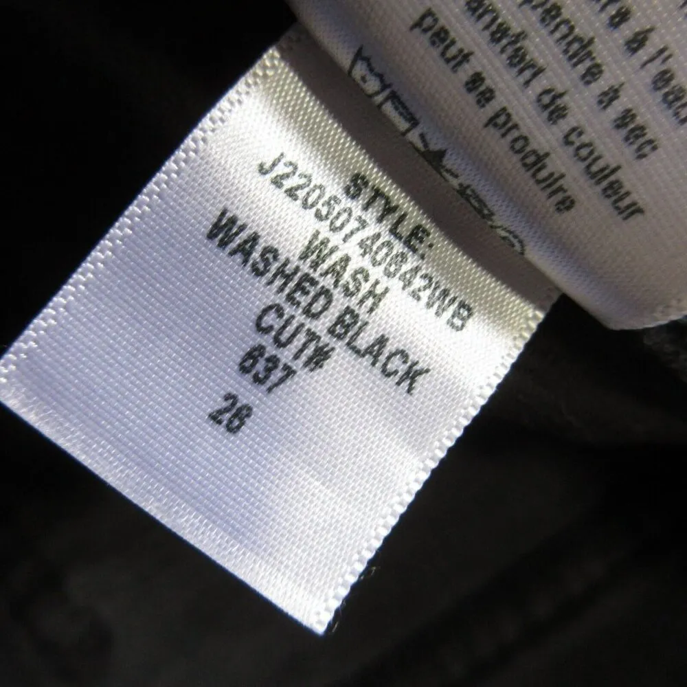 NWT Veronica Beard Ryleigh Slim Straight in Washed Black Stretch Jeans 26 / 2 - Image 6