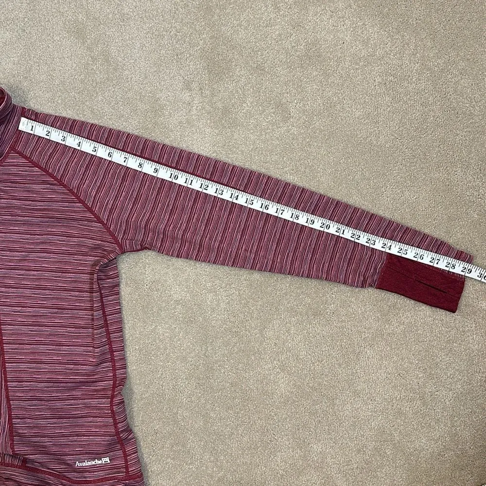 Avalanche PullOver Thumbhole Cowl Neck Drawstring Sweater Base Layer Women Large - Image 8