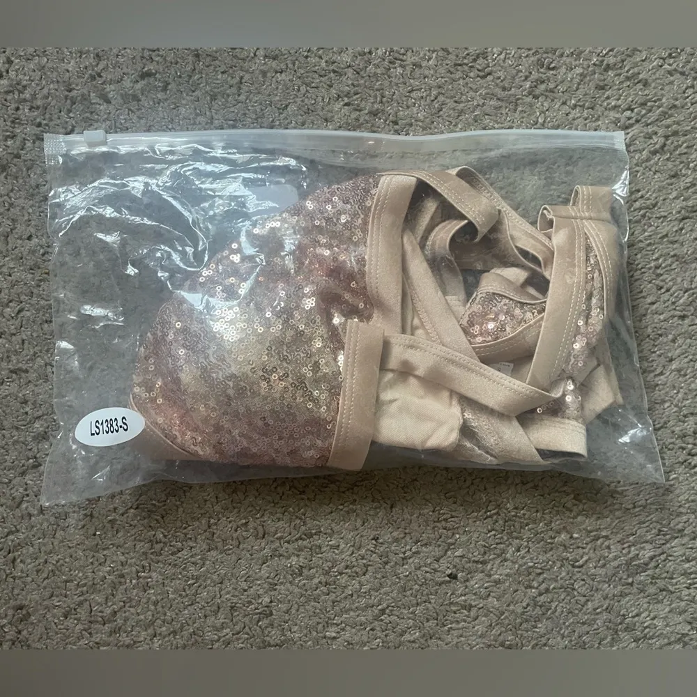 NWT Champagne Sequin Sparkle Two - Image 3