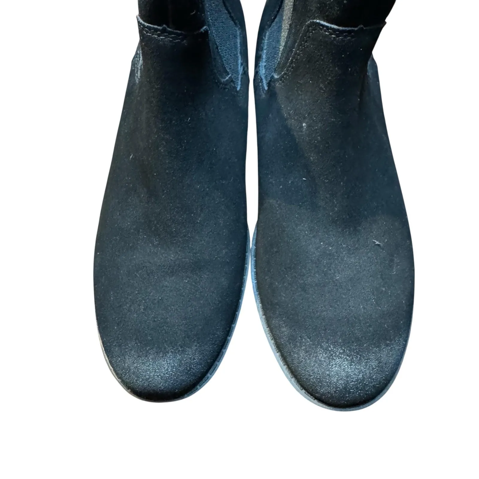 b.o.c‎ Chelsea Boots Womens Size 8 Black Leather Upper Memory Foam Ankle Pull On - Image 3