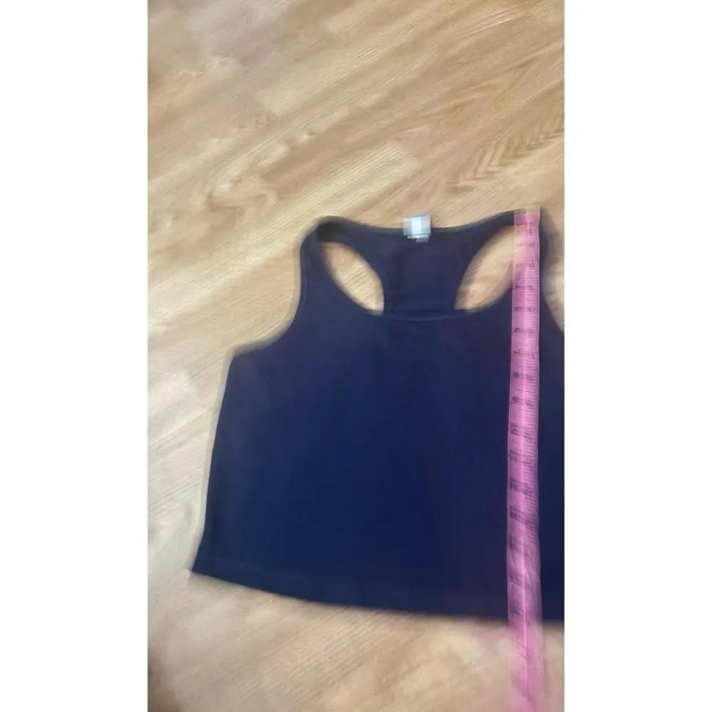 90 Degree By Reflex Cropped Racerback Tank Top Size Medium - Image 3