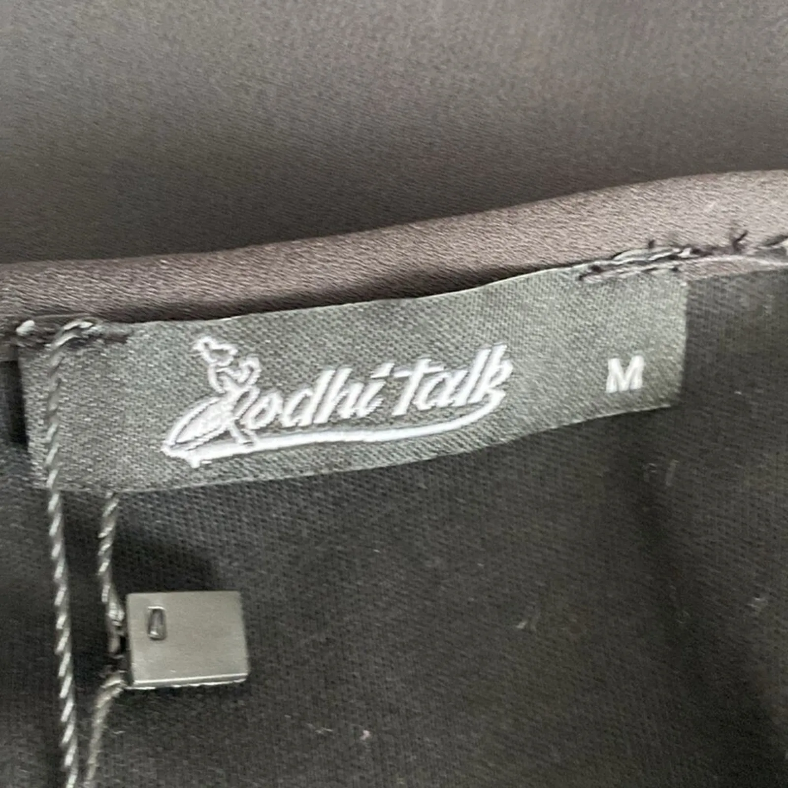 Women Black Chiffon Cape V Neck Bodycon Pencil Cocktail Elegant midi Dress M Size M - Image 5