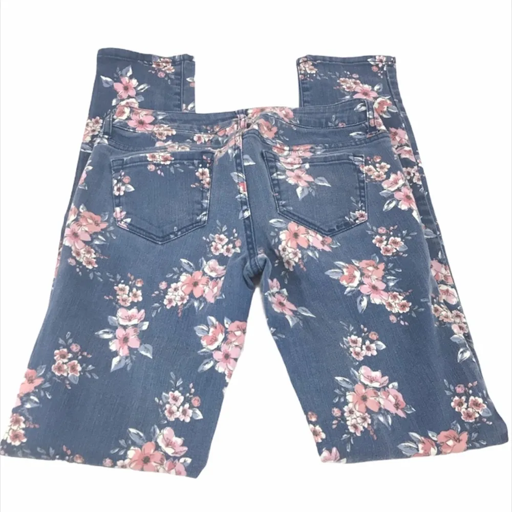 Aeropostale Ashley Flowers Ultra Skinny Jeans, 0 - Image 4