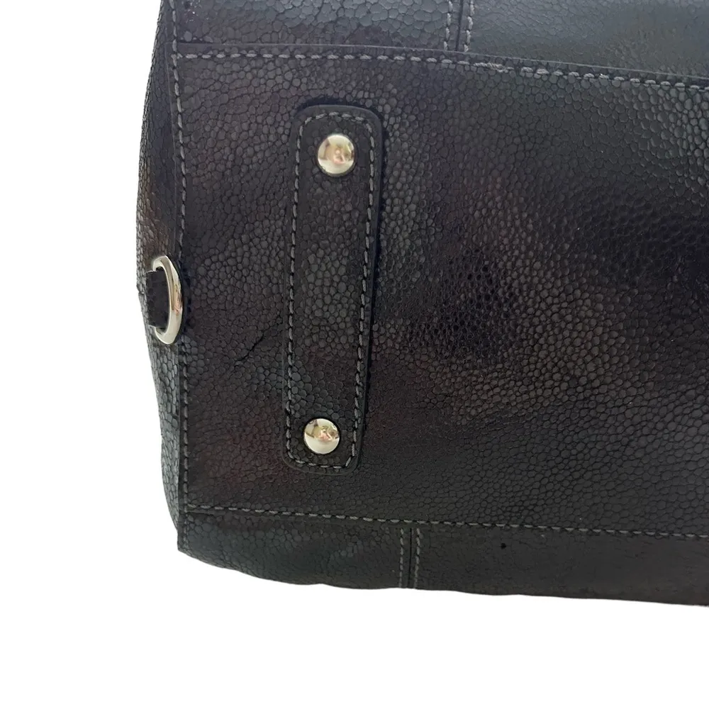 Coach #14232 Madison Audrey Textured Leather Satchel Sparkle Bag RARE New - Image 16