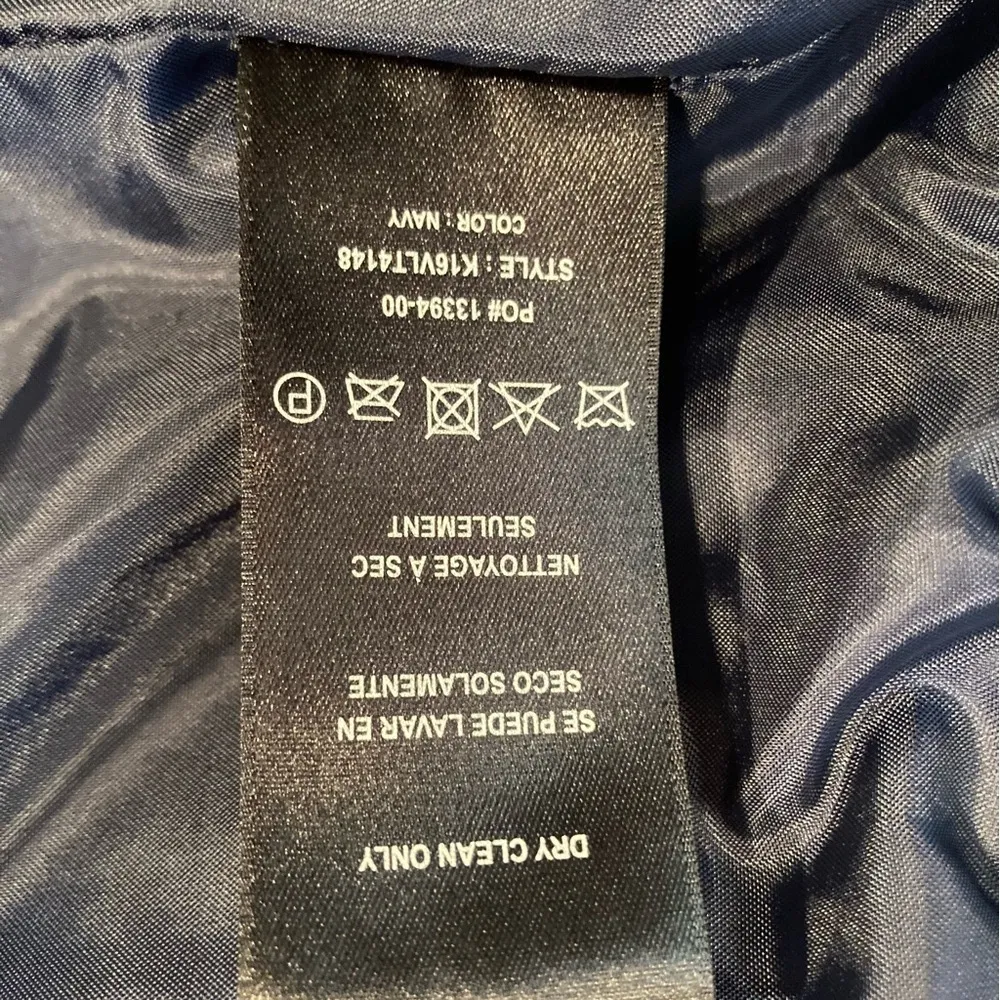 Joes Jeans velvet bomber jacket in blue. Size XS. - Image 9