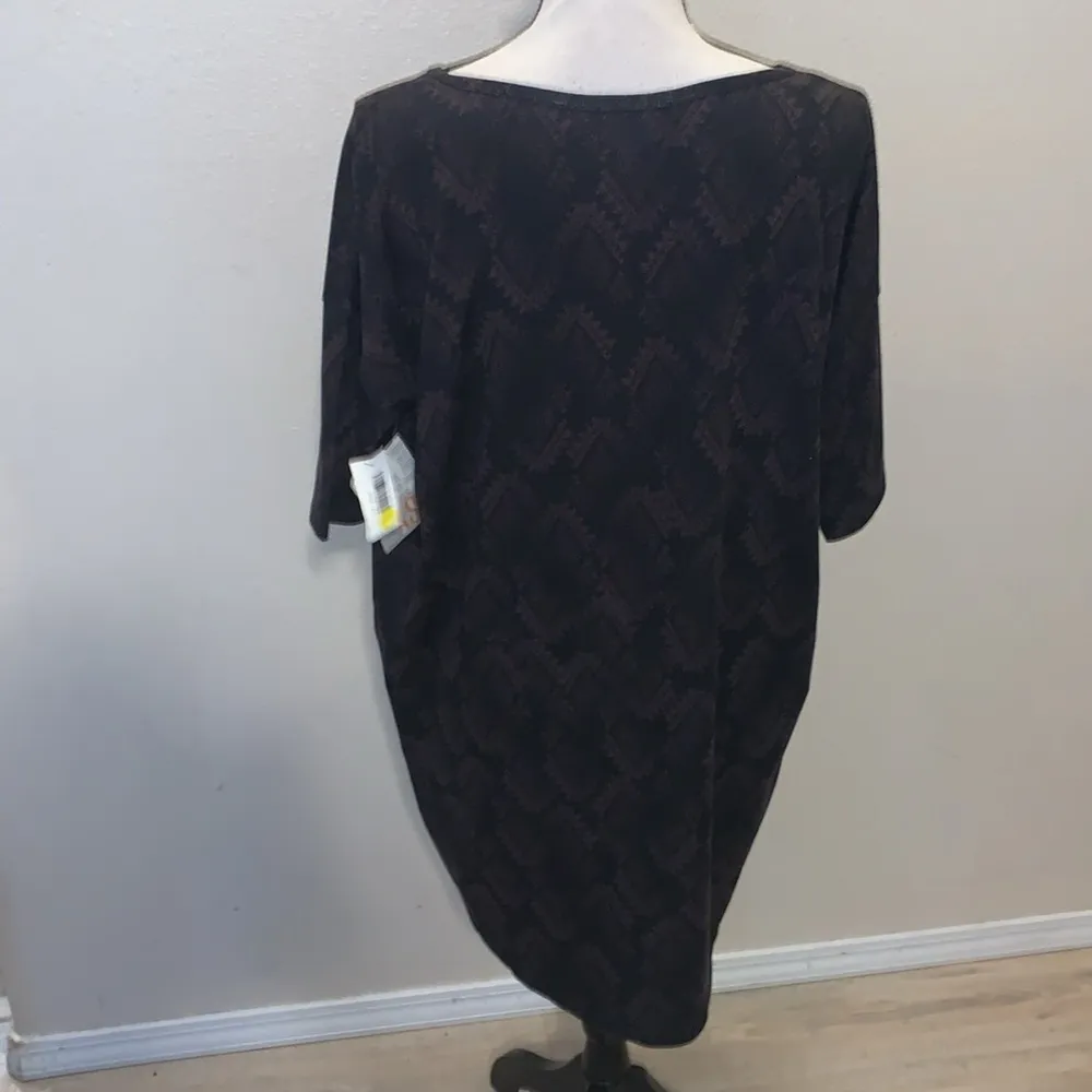 NWT Lularoe Simply Comfortable Grey High Low Oversized Shirt - Image 6