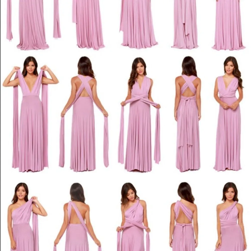 Lulus convertible tricks of the trades bridesmaid maxi dress wedding guest small - Image 8