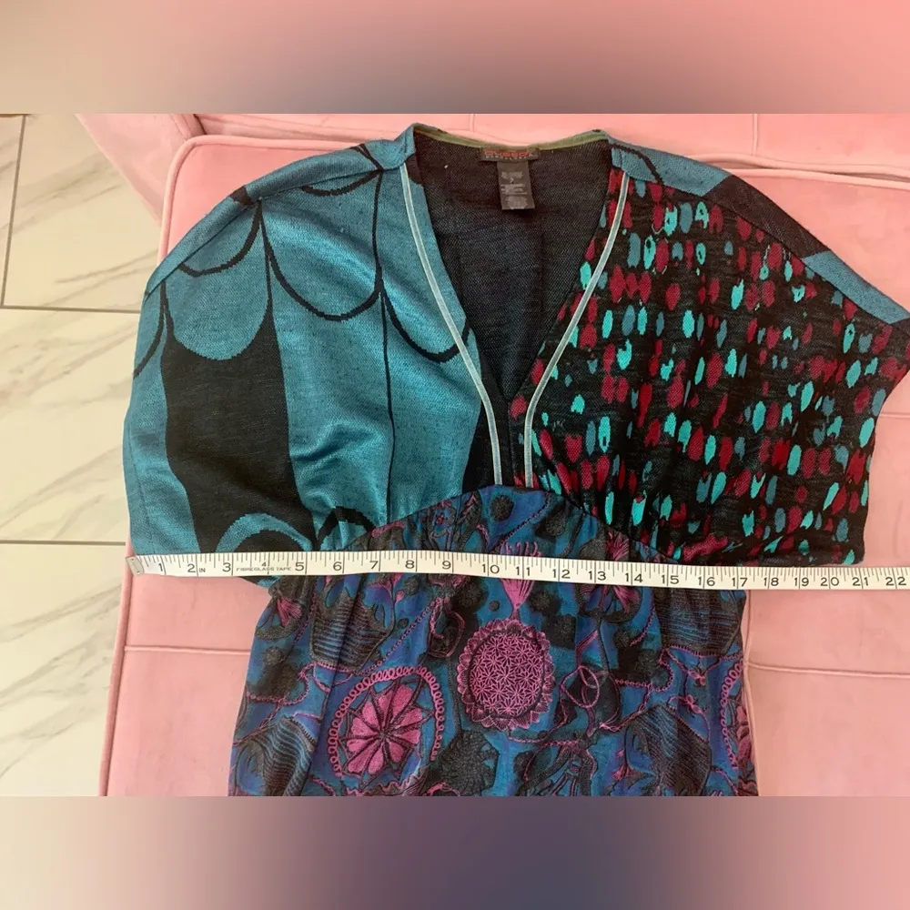 Custo Barcelona  Short Sleeve Tunic Mini Dress Size 2 - Small - Image 7