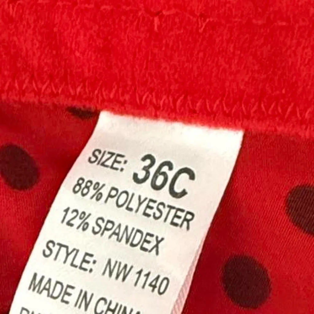 Polka Dot Lingerie Red Size undefined - Image 4