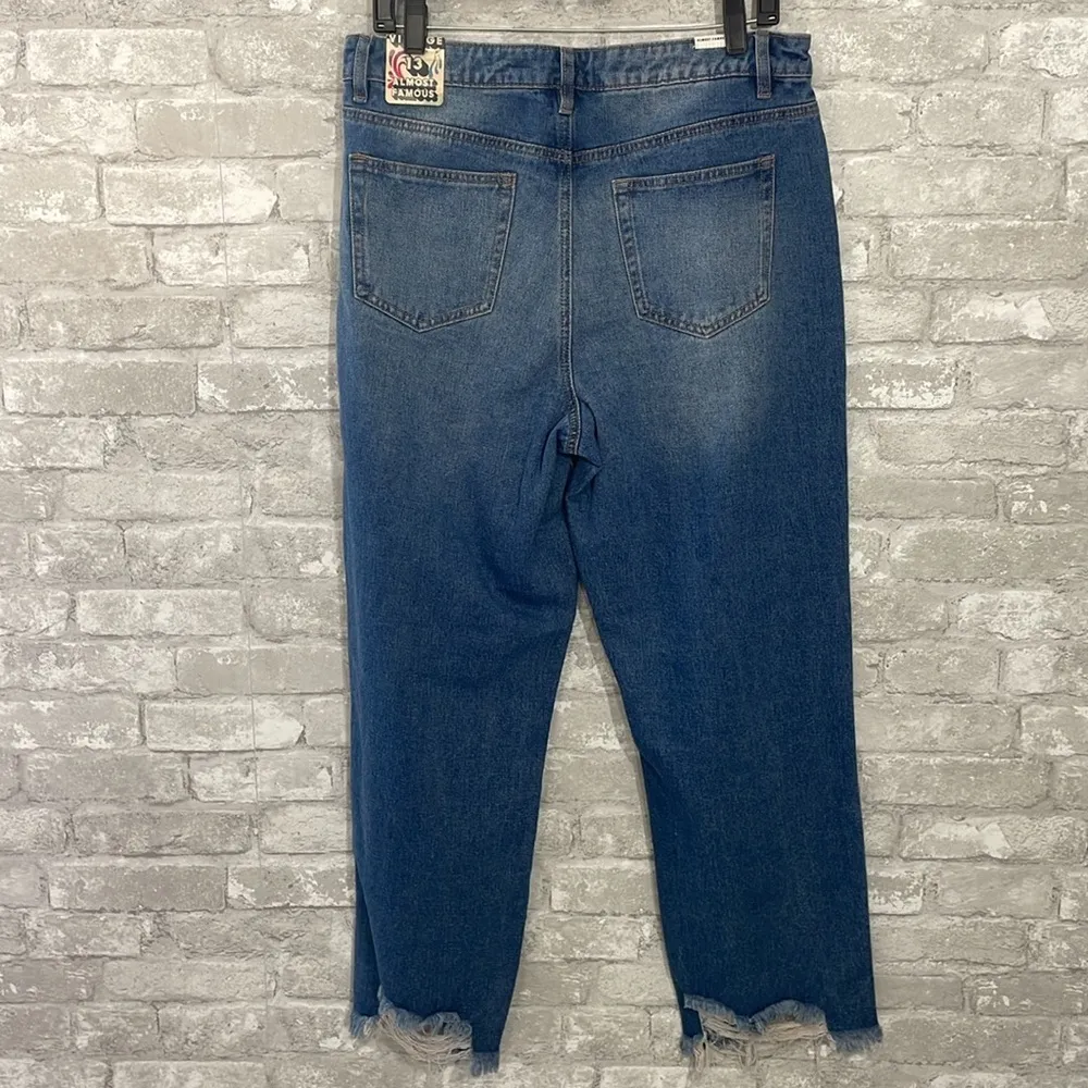 Almost Famous Patchwork Distressed Jeans - Image 5