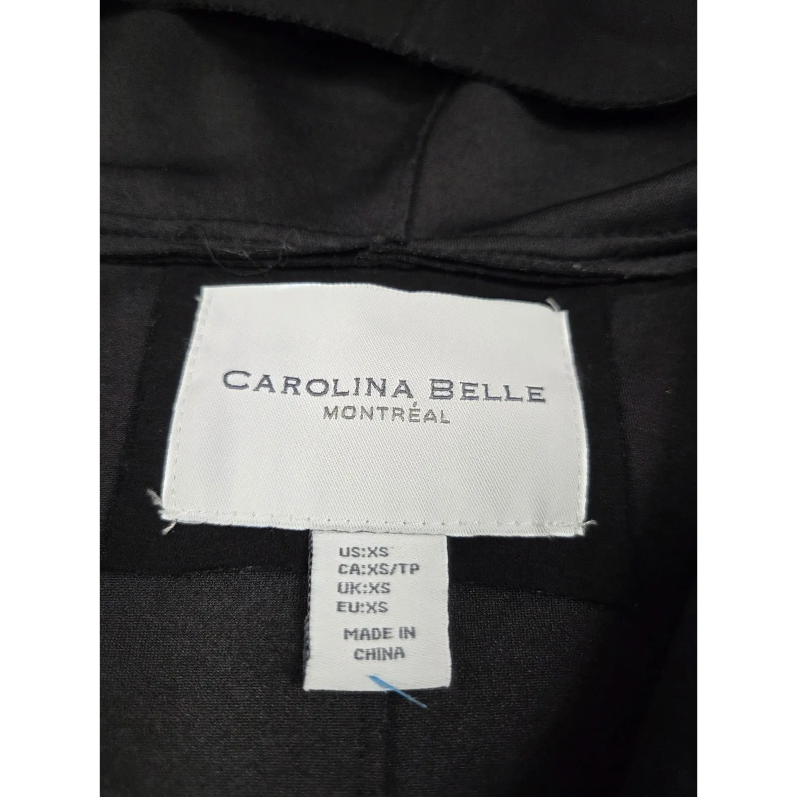 Carolina Belle Montreal Long Duster Cardigan Sweater Size XS Hooded - Image 2