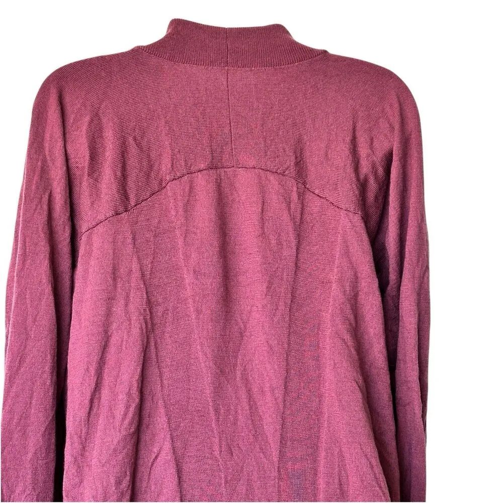 Lululemon 6 Blissful Zen Merino Wool Sweater in So Merlot - Image 8