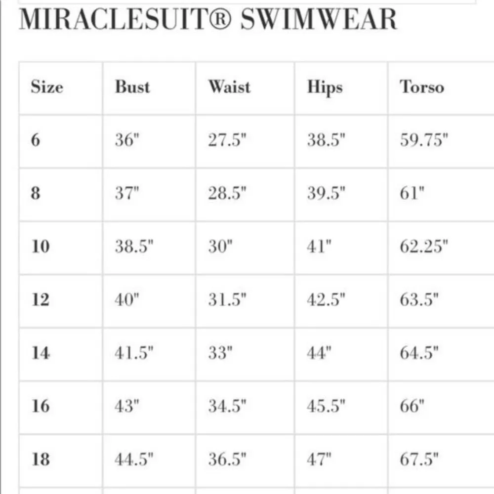 Miraclesuit 2018 It's A Cinch One Piece Swimsuit in Sea Glass Size 16 - Image 4