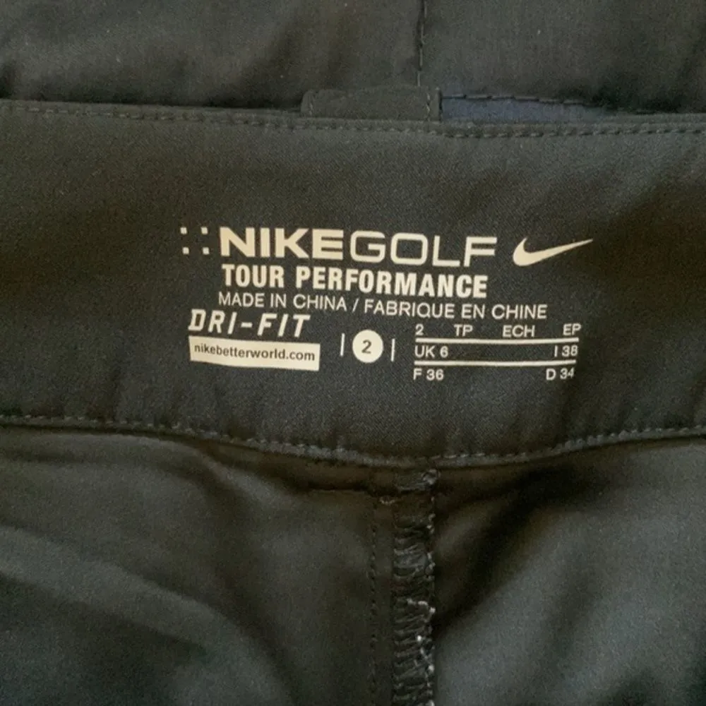 Women's Nike DRI-FIT Golf Tennis Skort Casual Shorts Black Size 2 EUC #7773 - Image 3