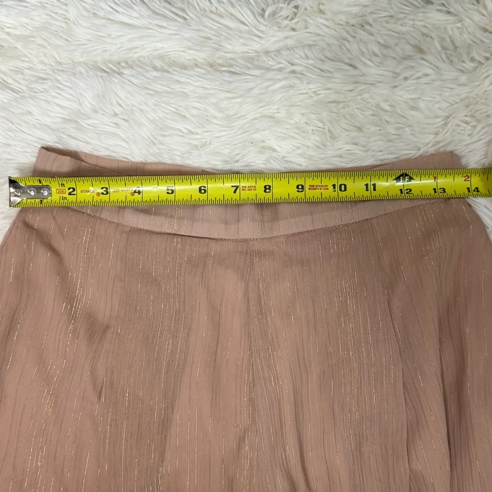 Show Me Your Mumu Vero Sparkle & Shine High-Rise Flowy A-Line Swing Shorts Boho - Image 5