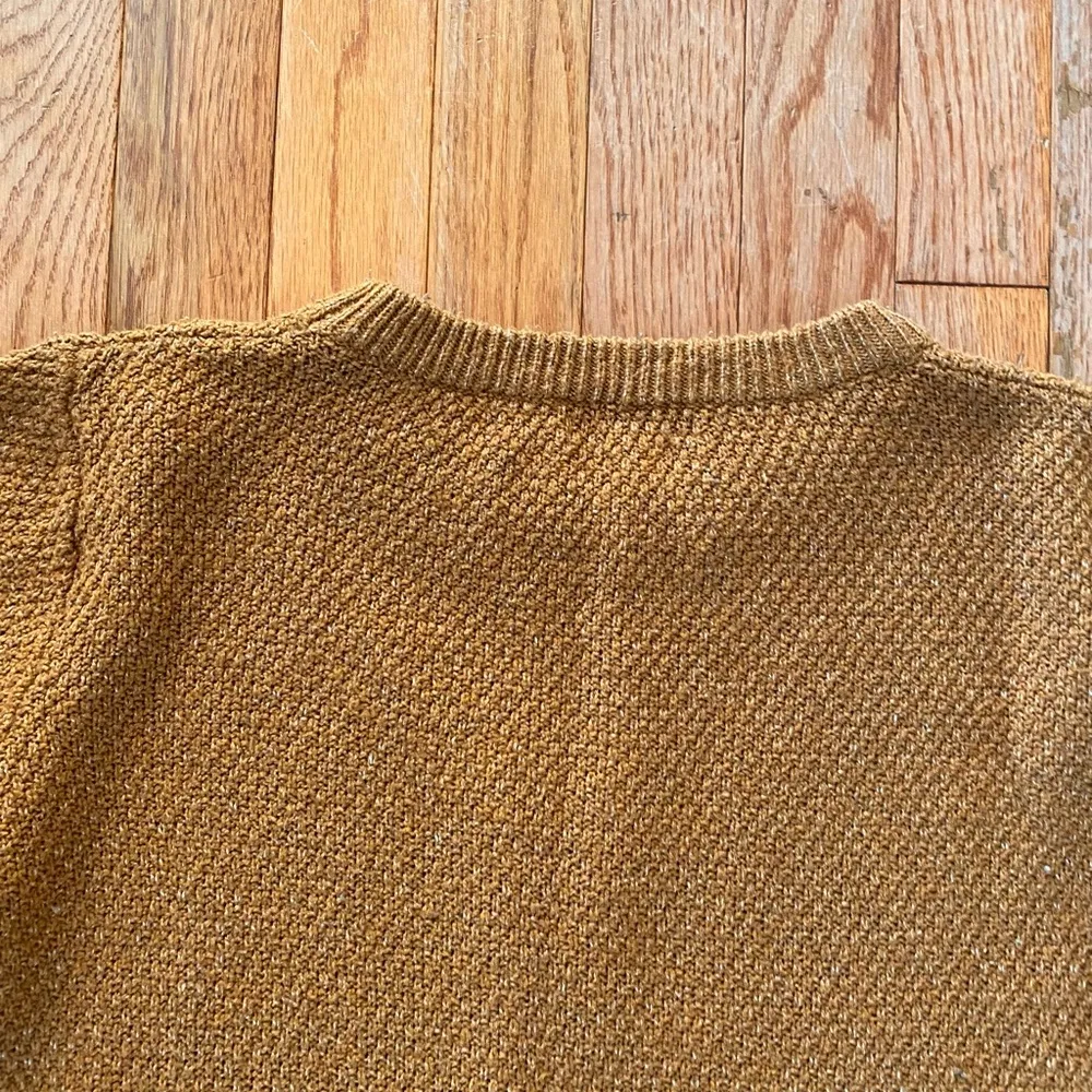 Carmel brown knit sweater Size M - Image 8