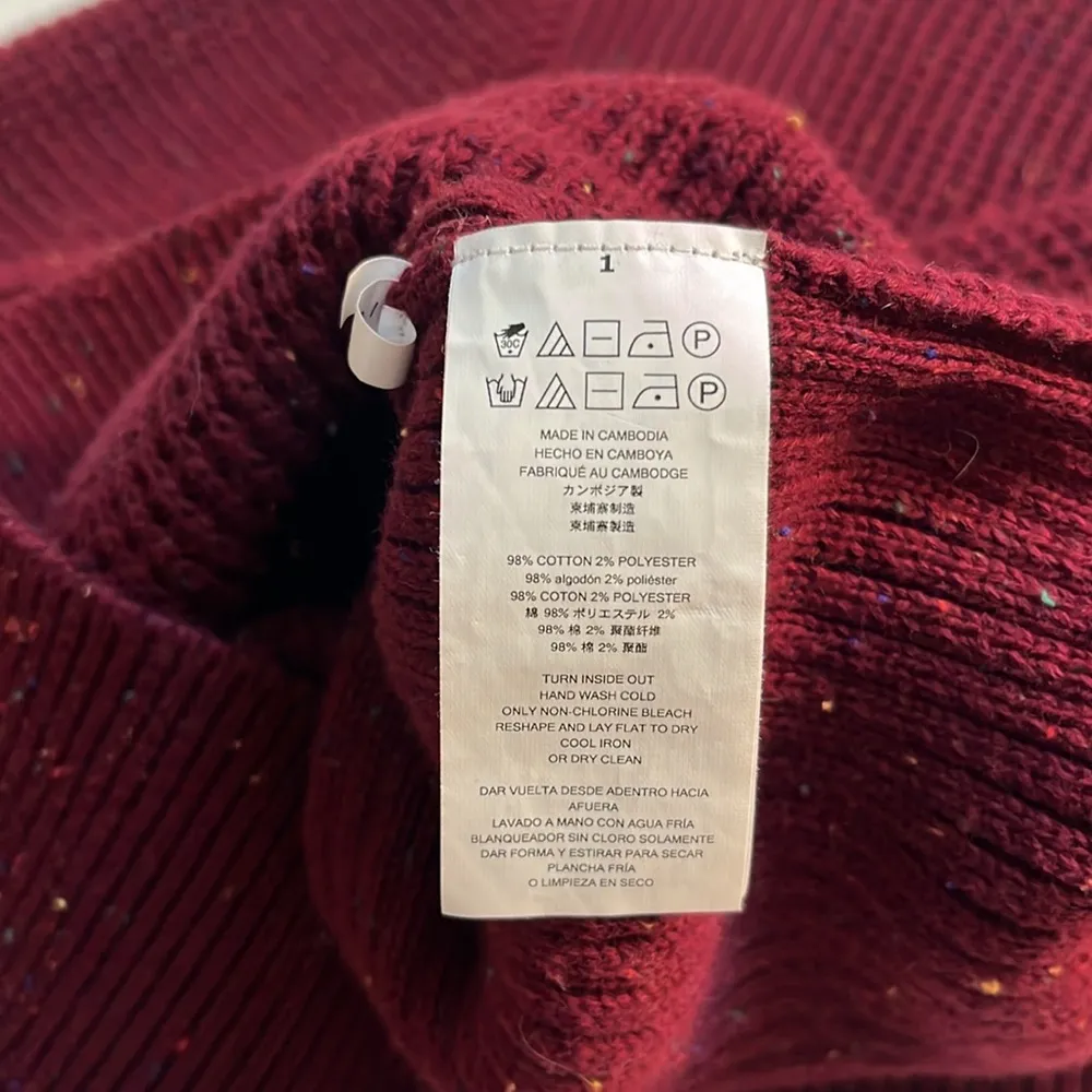 Michael Kors sweater large MK knit sweater speckled colors cotton blend sweater - Image 6