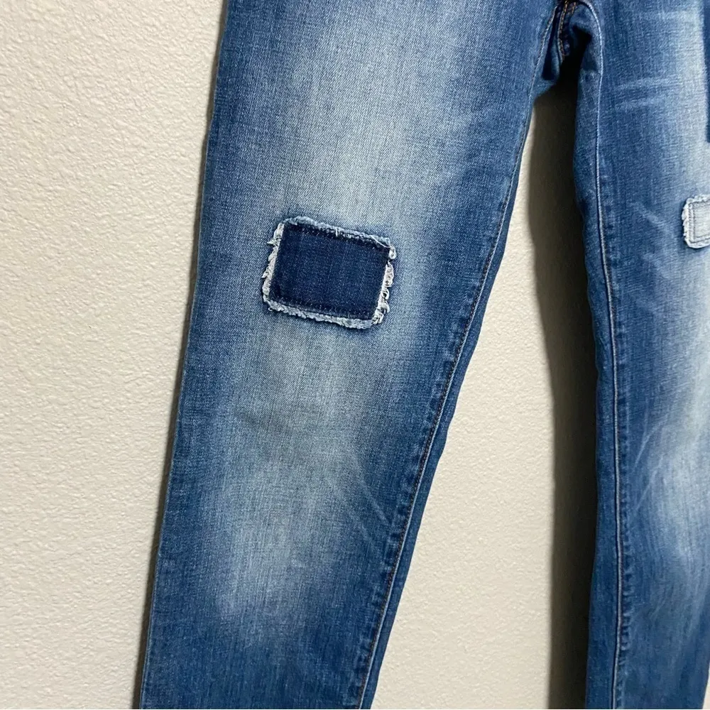 CAbi  Slim Boyfriend Patchwork Raw Hem Jeans - Image 8