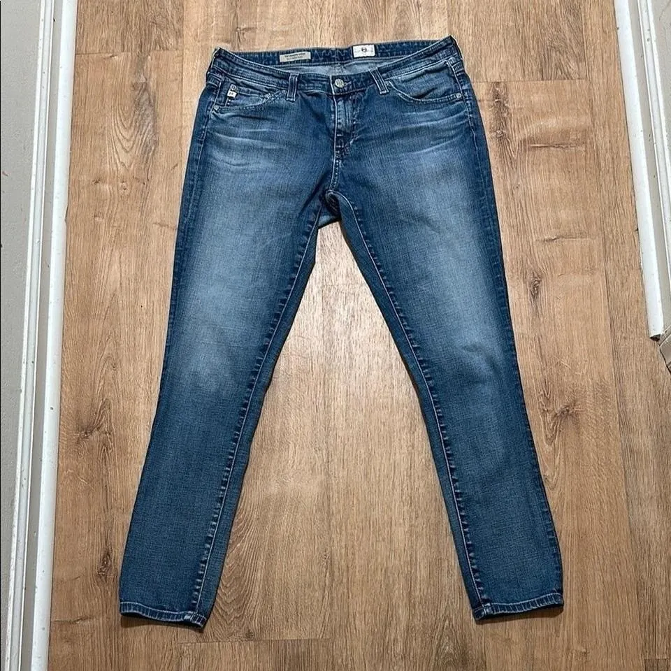 AG ADRIANO GOLDSCHMIED | Legging Ankle Mid Rise Super Skinny Denim Jeans - Image 2