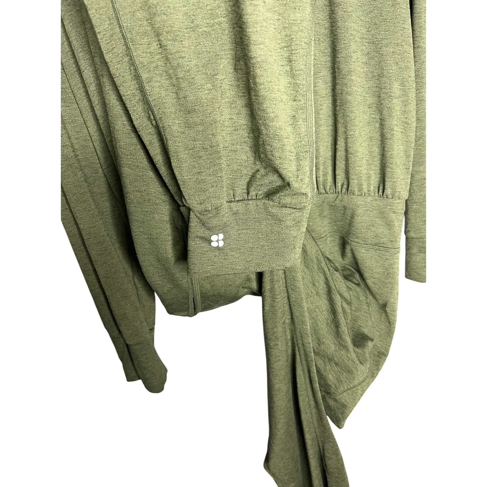 Sweaty‎ Betty Gary Long Sleeve Jumpsuit Green Size Large Lounge - Image 9