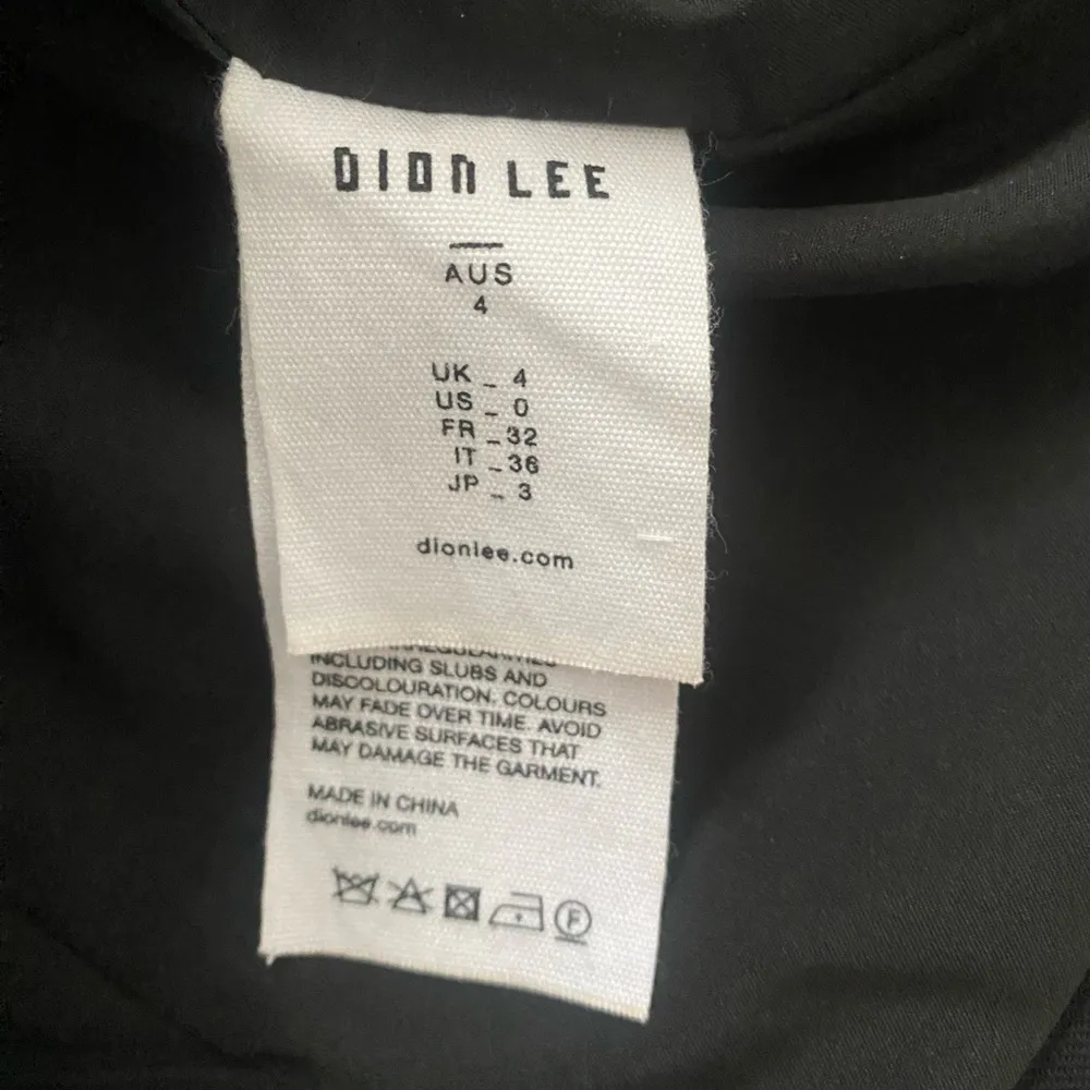 Dion Lee Zip Underwire Mini Dress Black Size 0 - Image 12