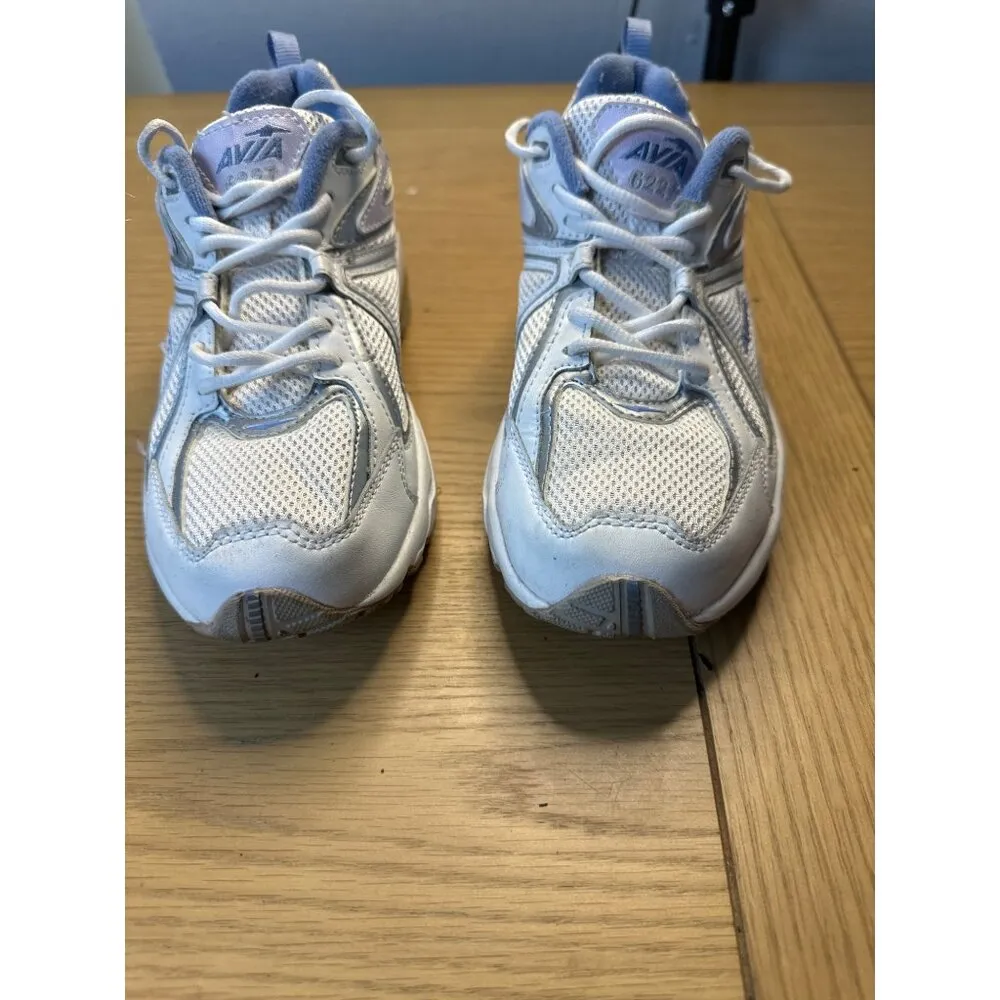 Avia Womens Mesh Upper Sporty Athletic Running Sneakers Shoes White Size 7 - Image 2