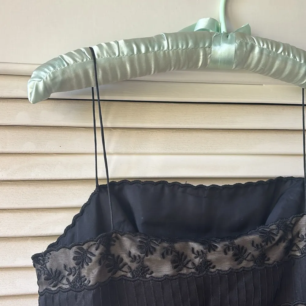 Anne Taylor black 100% silk dress 
Size 4P - Image 6