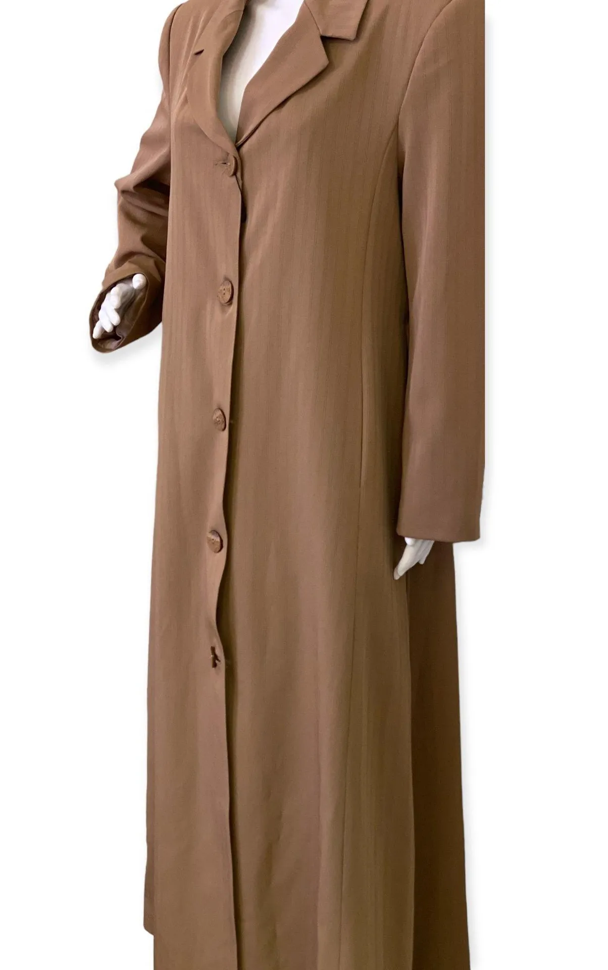 Vintage Tan Trench Size M - Image 8