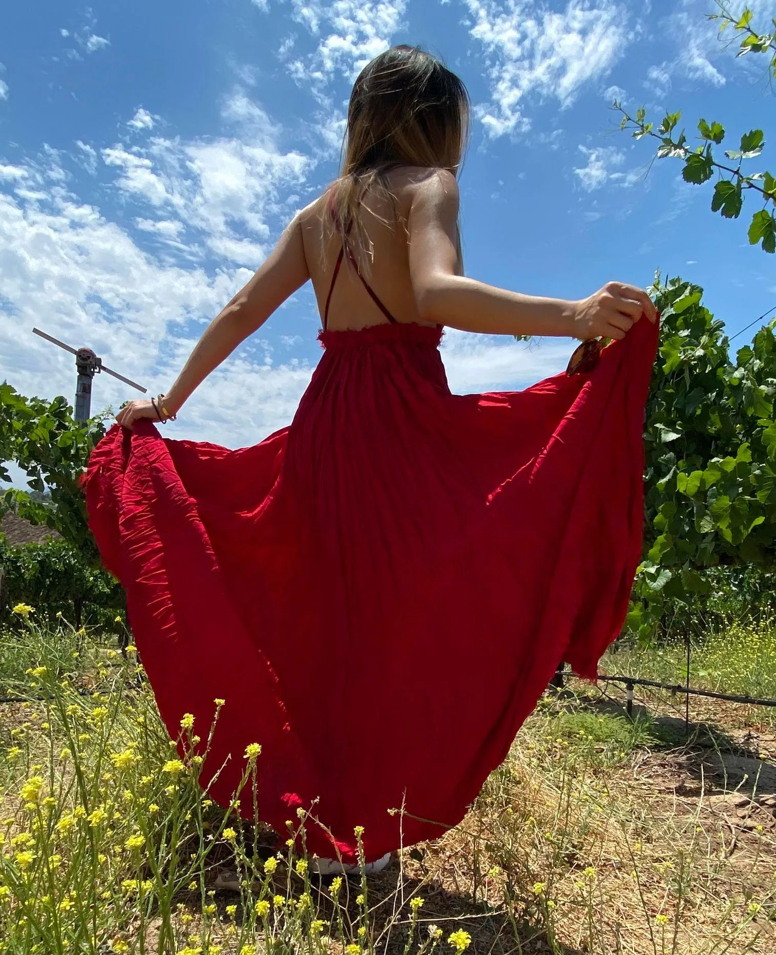 Maxi Red Dress - Image 5