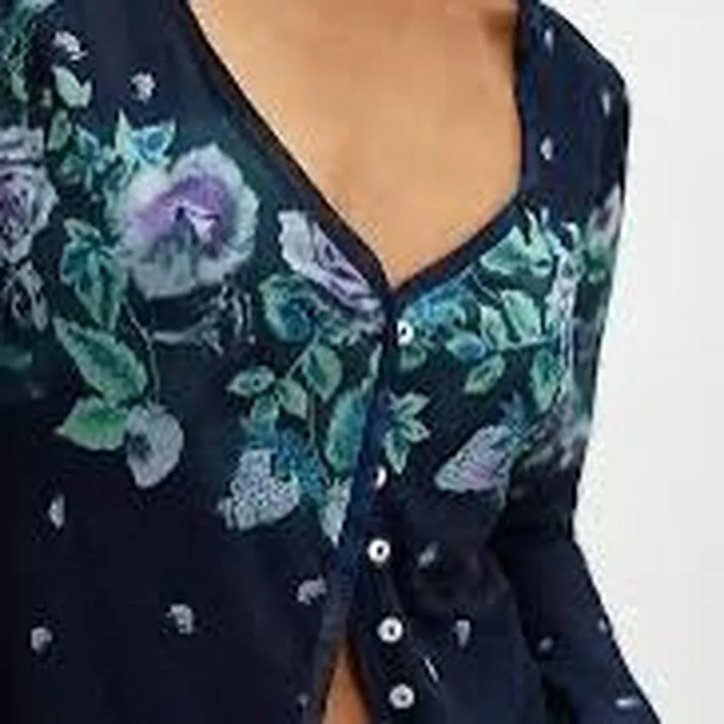 Free People Home Grown Mesh Cardi. - Image 2