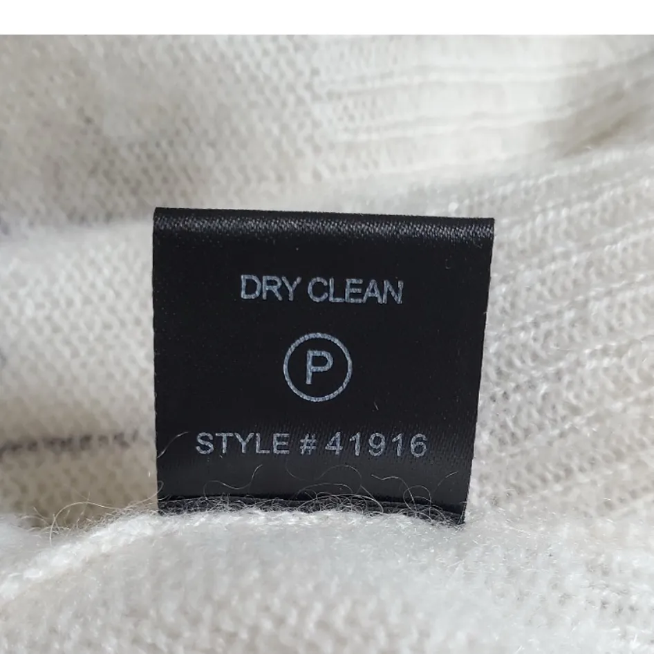 Skull Cashmere Zane Palm 100% Cashmere Sweater size M White Size M - Image 9